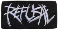 REFUSAL - Logo - 5,6 x 11 cm - Patch