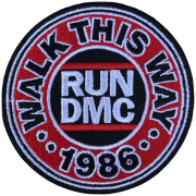 RUN DMC - Walk This Way - 7,5 cm - Patch