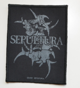 SEPULTURA - Logo - Patch - 8,2 cm x 10,2 cm