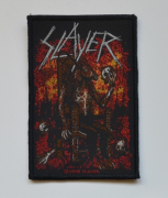 SLAYER Devil On Throne Patch - 7 cm x 10,2 cm