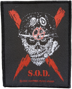 STORMTROOPERS OF DEATH ( S.O.D. ) - Scrawled Lightning - 9,9 x 7,9 cm - Patch