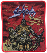 SODOM - M-16 - Red Border - 12,4 x 11 cm - Patch