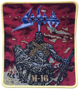 SODOM - M-16 - Yellow Border - 12,4 x 11 cm - Patch