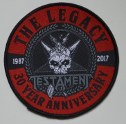 TESTAMENT The Legacy 30 Year Anniversary Patch