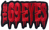 THE 69 EYES - Vampire Red Logo - 6,1 x 9,9 cm - Patch