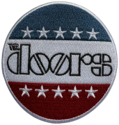 THE DOORS - Logo Stars & Stripes - 8,1 cm - Patch