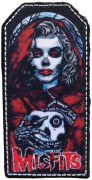 MISFITS - Lady Skull - 10,4 x 5 cm - Printed Patch