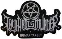 THY ART IS MURDER - Human Target Die Cut - 7,6 x 12,2 cm - Patch