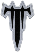 TRIVIUM - T Logo - 9,5 x 6,2 cm - Patch