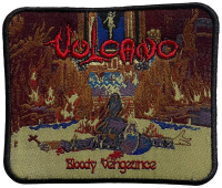 VULCANO - Bloody Vengeance - 9,1 x 10,9 cm - Black Border - Patch